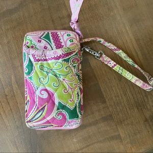 Vera Bradley Small Phone Pocket Wristlet